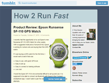 Tablet Screenshot of how2runfast.com